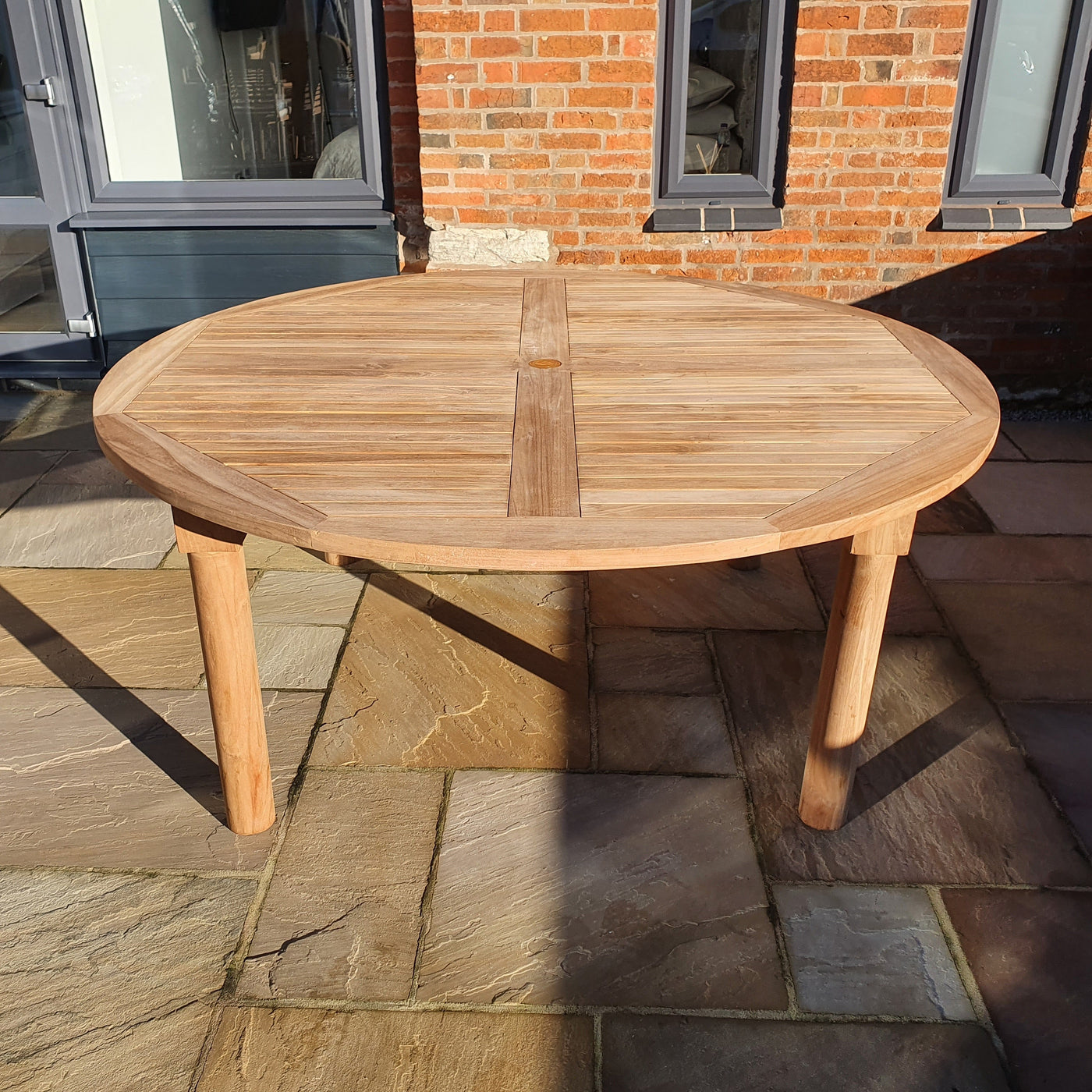 150 cm Maximus Teak Round Table - Royal finesse